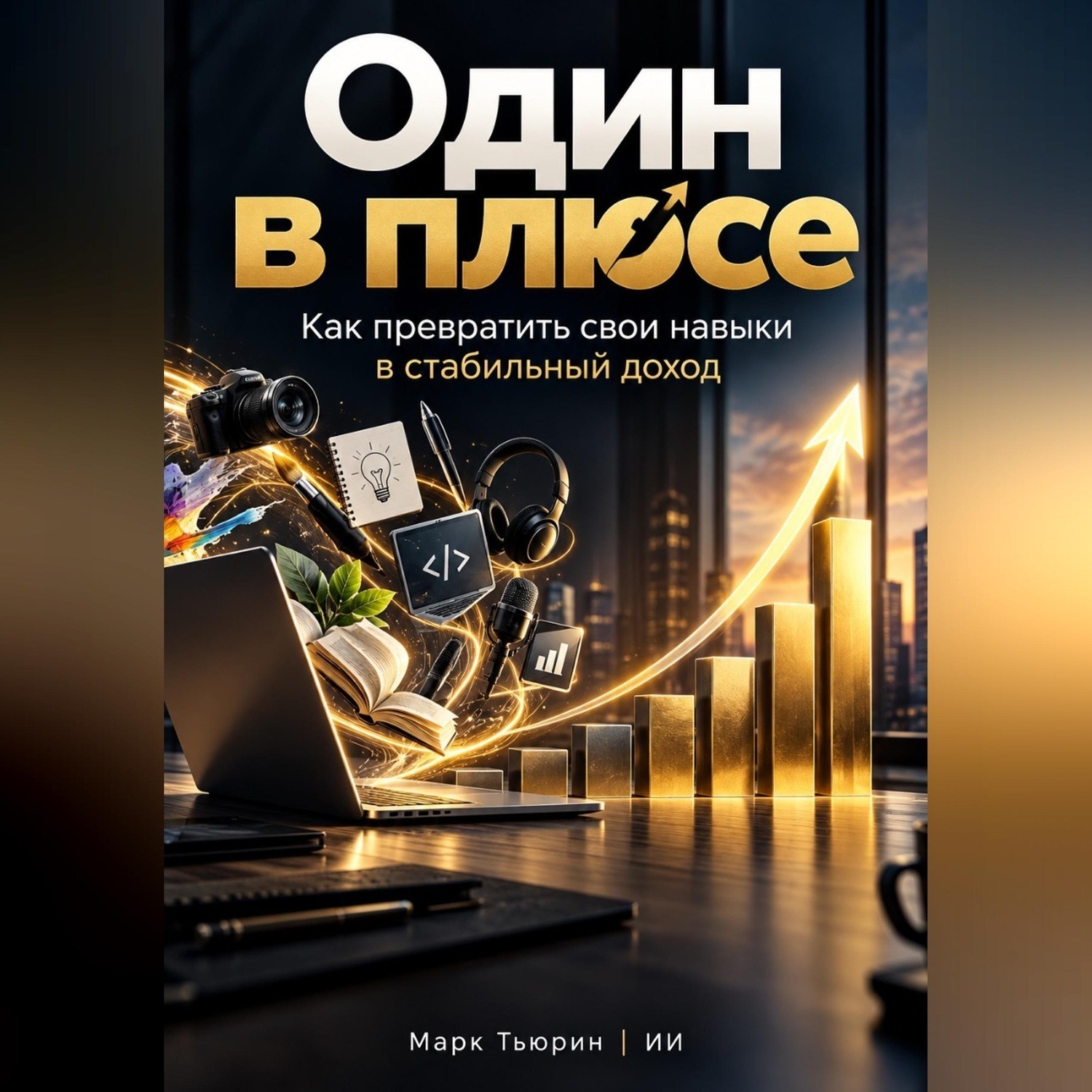 Обложка книги «Один в плюсе: Как превратить свои навыки в стабильный доход»