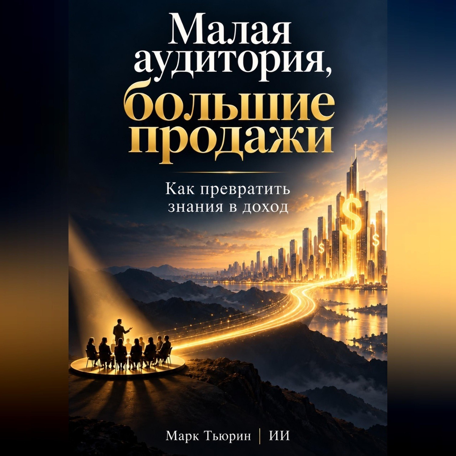Обложка книги «Малая аудитория, большие продажи: Как превратить знания в доход»