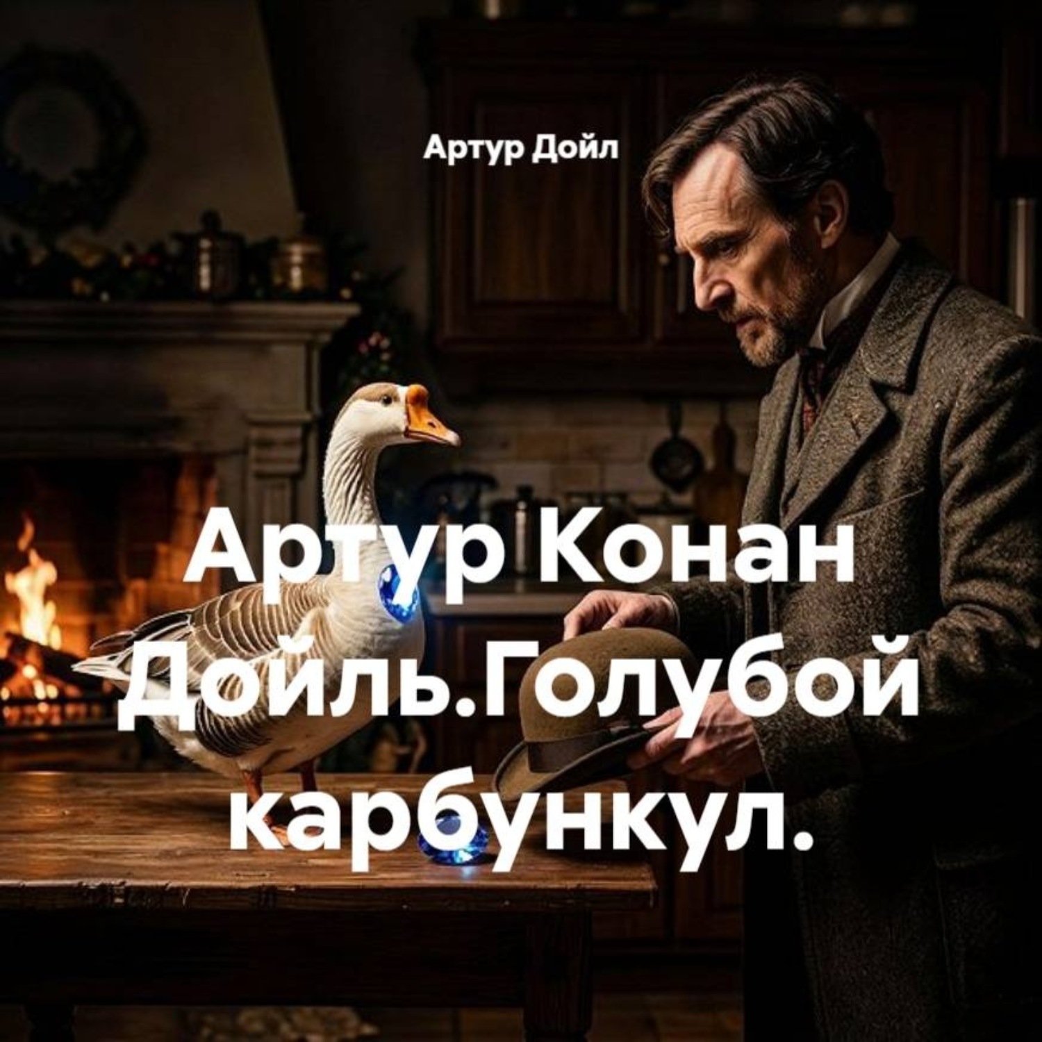 Обложка книги «Артур Конан Дойль.Голубой карбункул.»