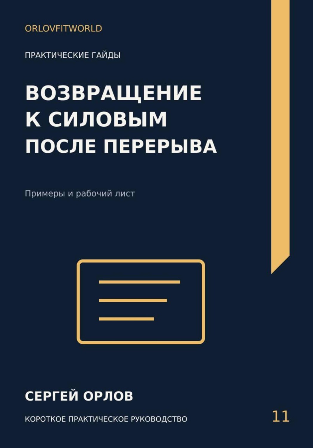 Обложка книги «Возвращение к силовым после перерыва»