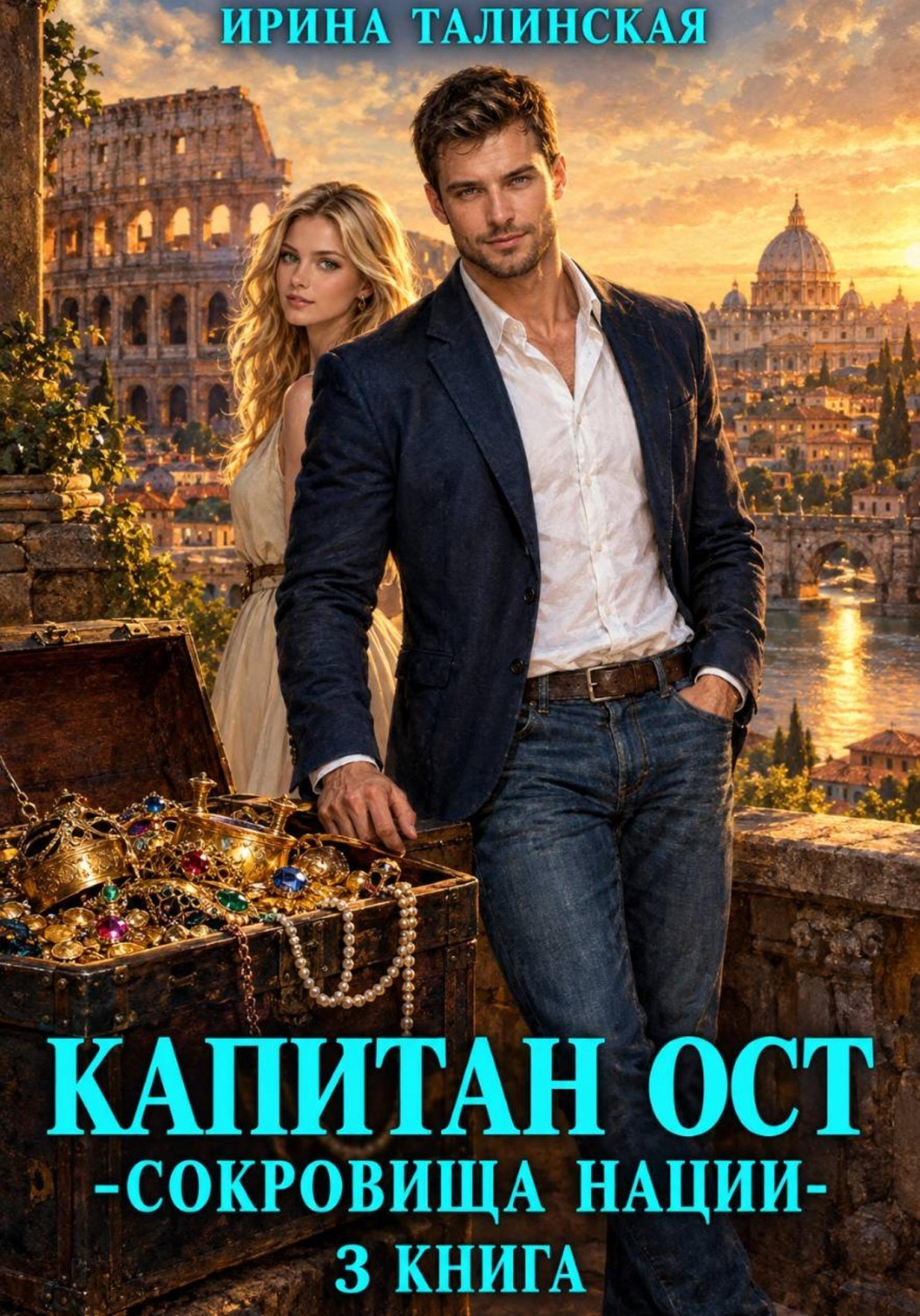 Обложка книги «Капитан Ост. Сокровище нации. 3 книга»