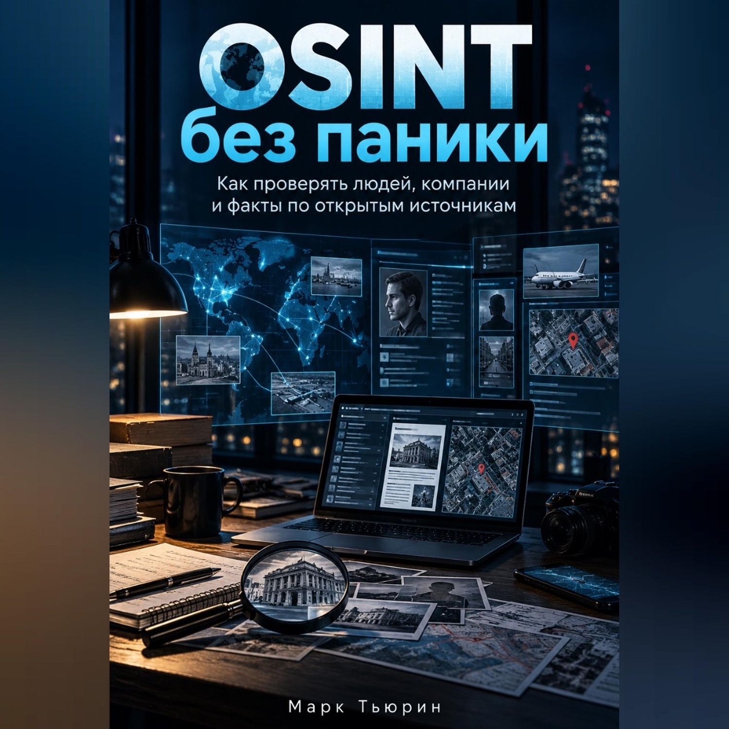 Обложка книги «OSINT без паники: Как проверять людей, компании и факты по открытым источникам»