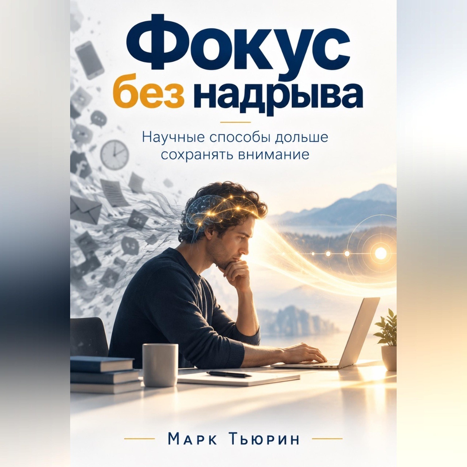 Обложка книги «Фокус без надрыва: Научные способы дольше сохранять внимание»