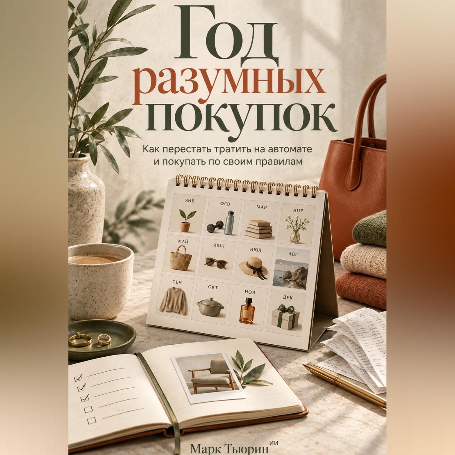 Обложка книги «Год разумных покупок: Как перестать тратить на автомате и покупать по своим правилам»