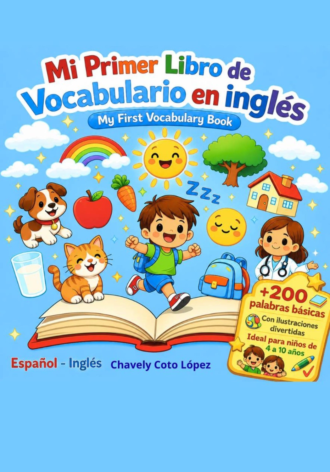 Обложка книги «Mi primer libro de vocabulario en inglés»