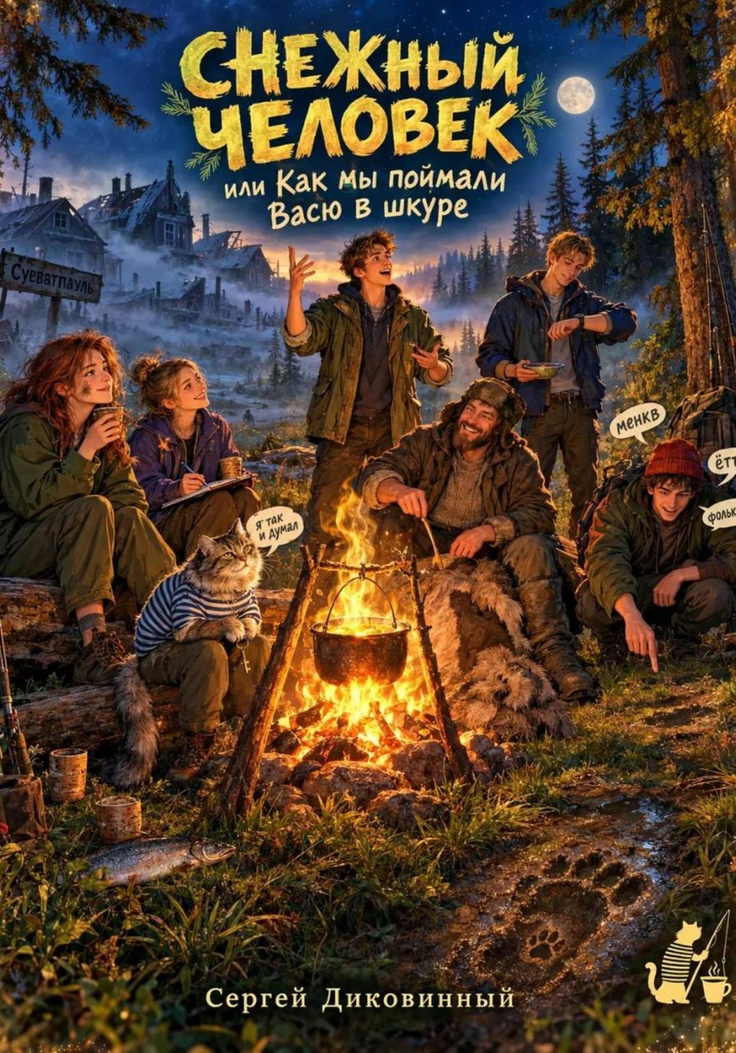 Обложка книги «Снежный человек, или Как мы поймали Васю в шкуре»