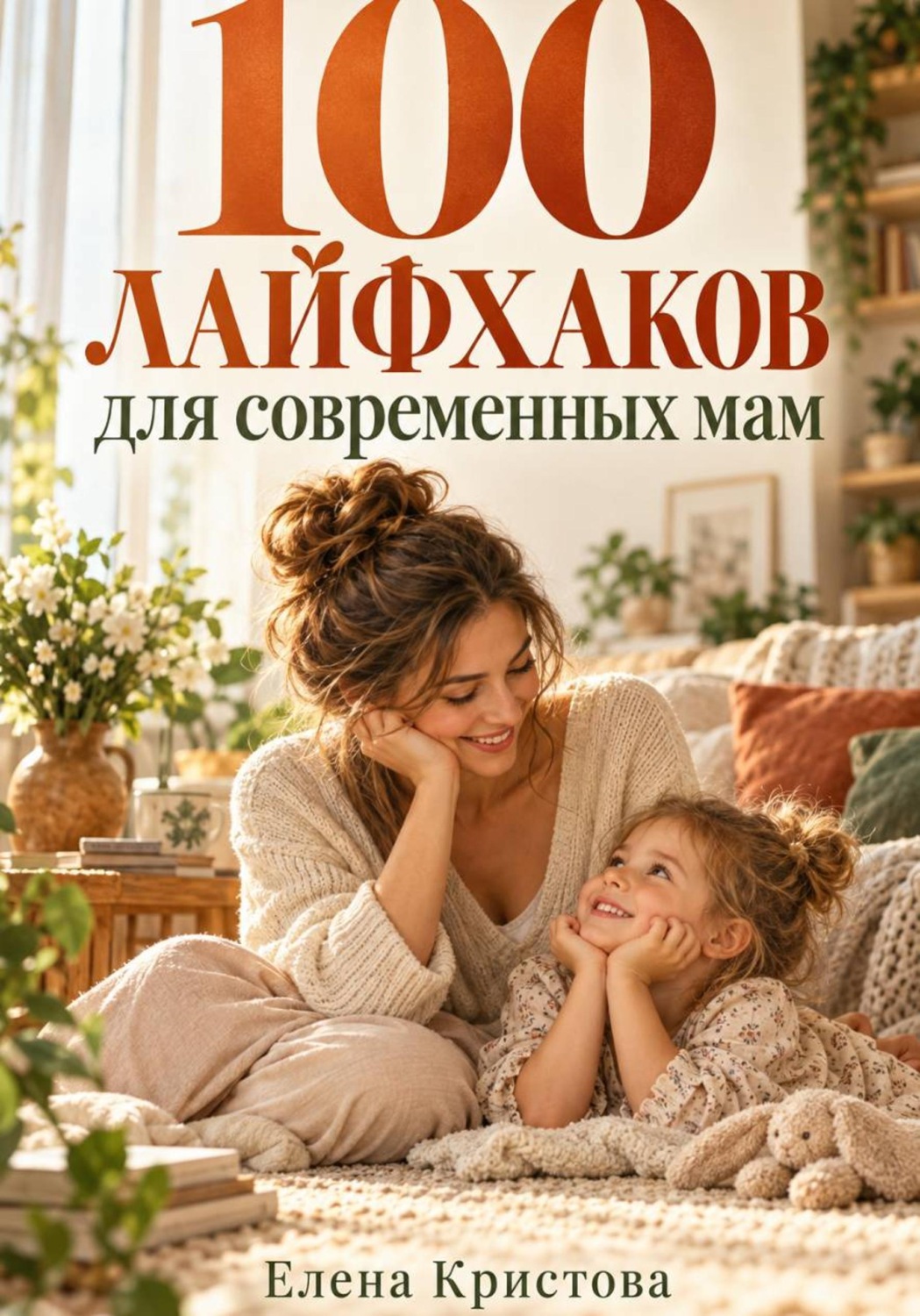 Обложка книги «100 лайфхаков для современных мам»