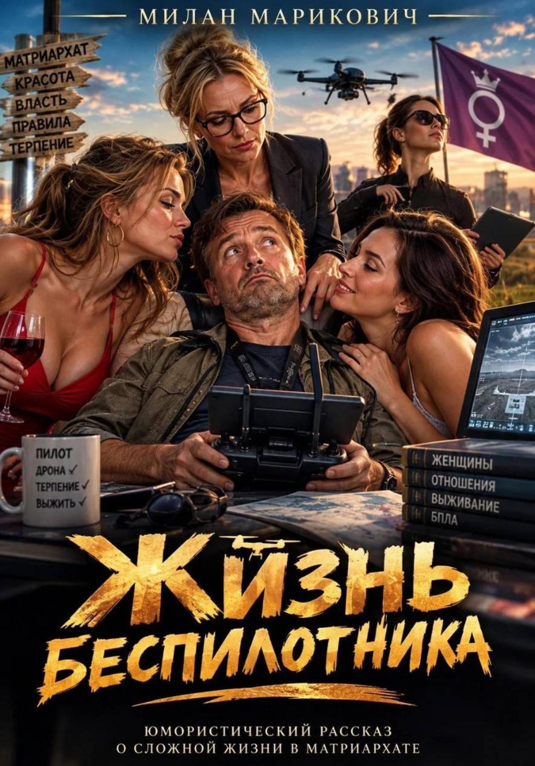 Обложка книги «Жизнь беспилотника»