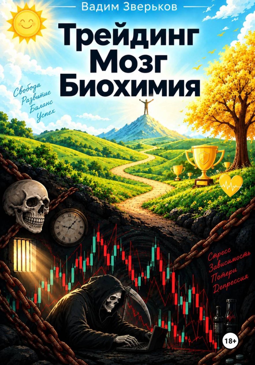 Обложка книги «Трейдинг-Мозг-Биохимия»