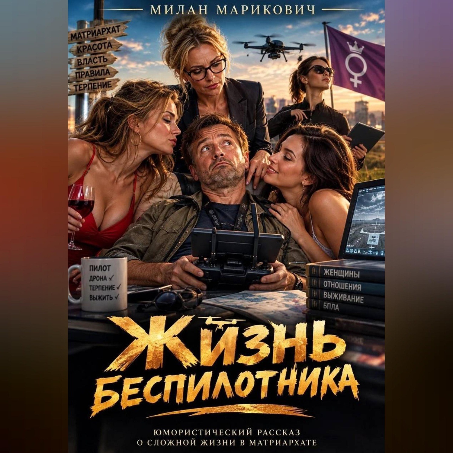 Обложка книги «Жизнь беспилотника»