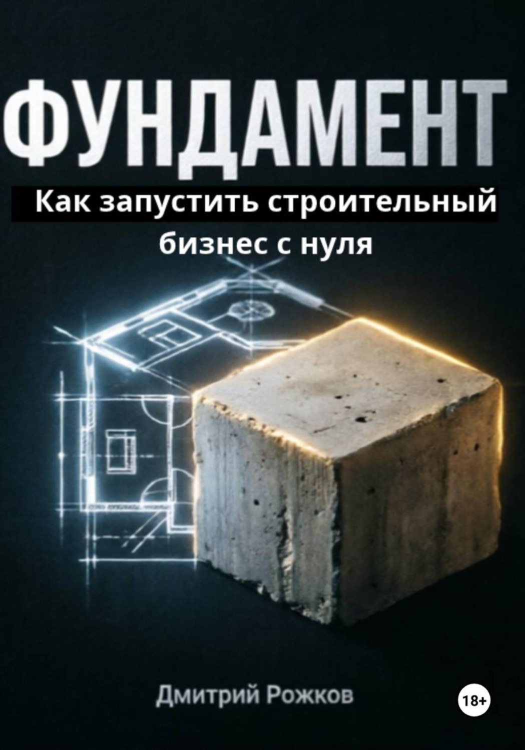 Обложка книги «ФУНДАМЕНТ. Как запустить строительный бизнес с нуля, не прогореть на сметах и создать компанию, которая работает без тебя.»