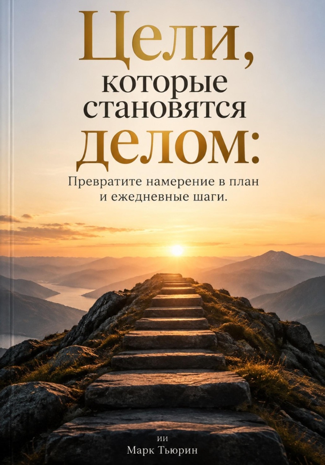 Обложка книги «Цели, которые становятся делом: Превратите намерение в план и ежедневные шаги»