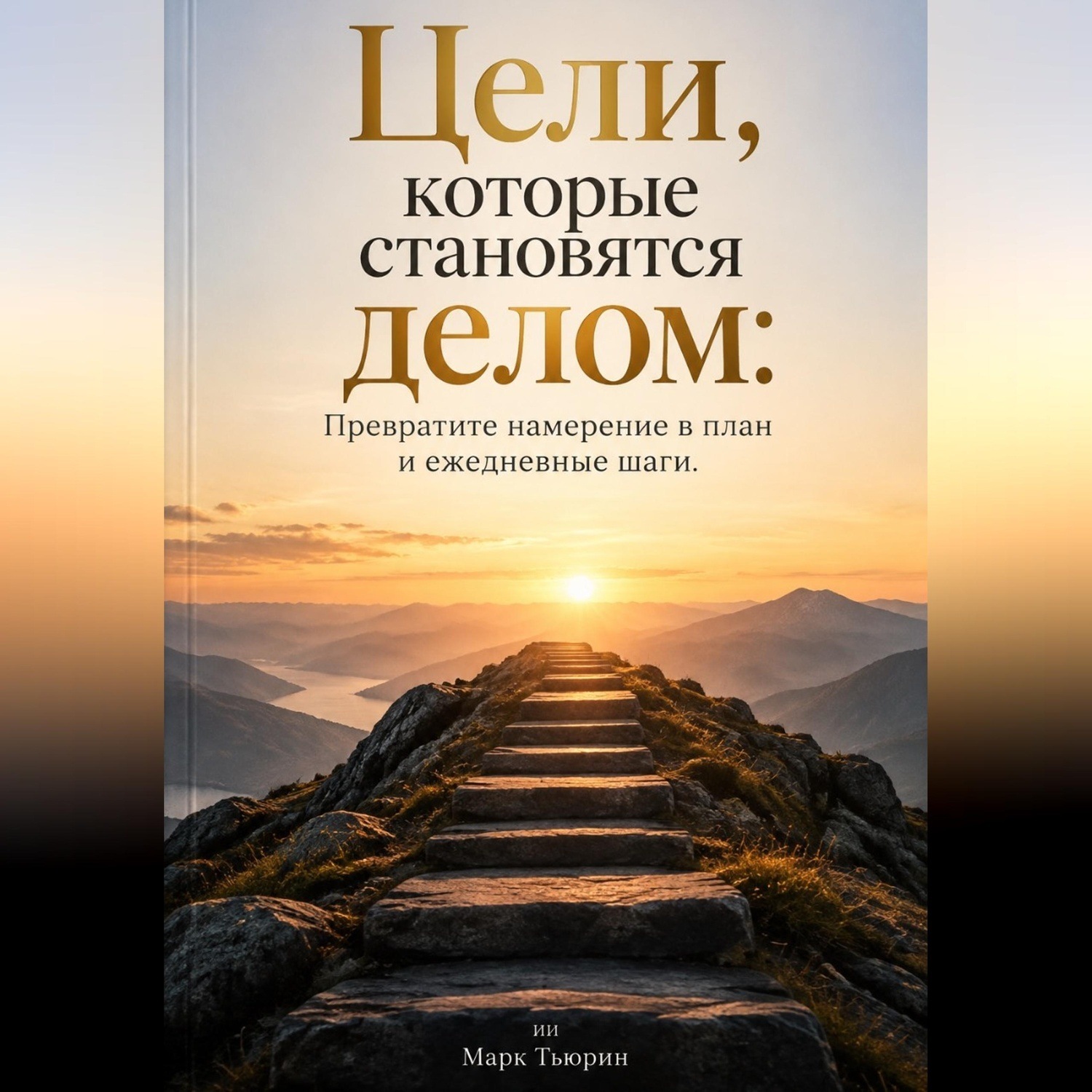 Обложка книги «Цели, которые становятся делом: Превратите намерение в план и ежедневные шаги»