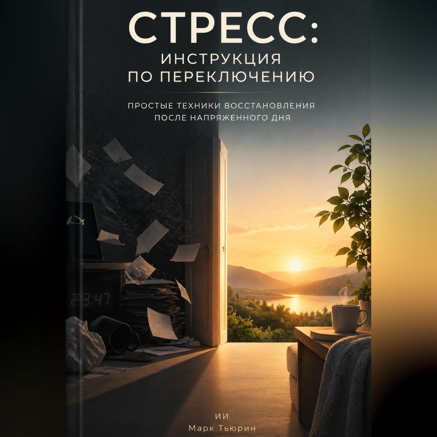 Обложка книги «Стресс: инструкция по переключению: Простые техники восстановления после напряженного дня»