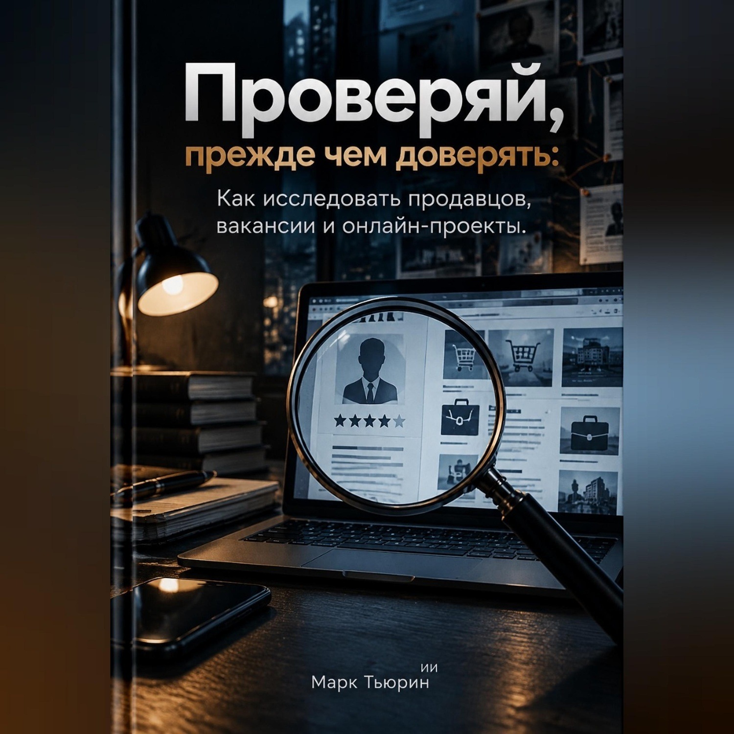 Обложка книги «Проверяй, прежде чем доверять: Как исследовать продавцов, вакансии и онлайн-проекты»