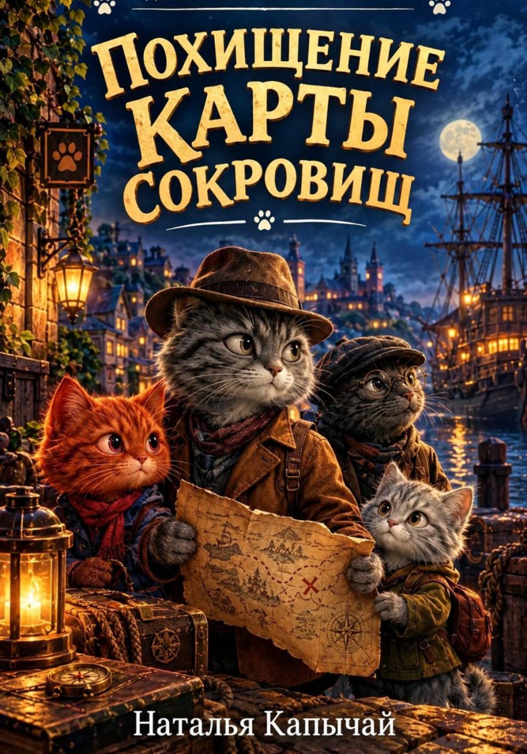 Обложка книги «Похищение карты сокровищ»