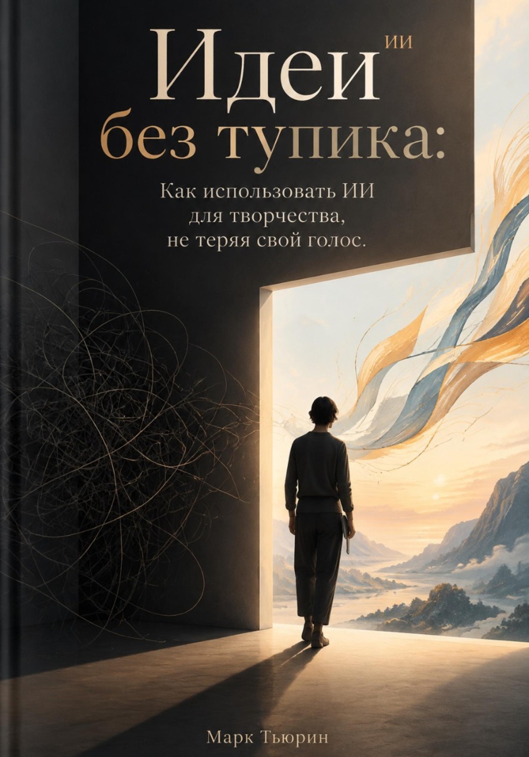 Обложка книги «Идеи без тупика: Как использовать ИИ для творчества, не теряя свой голос»