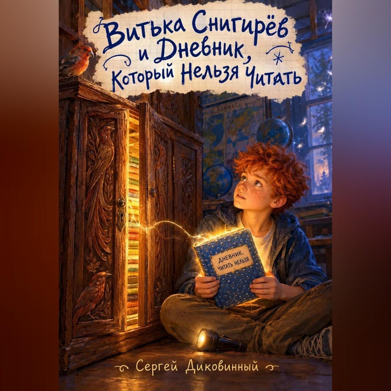 Обложка книги «Витька Снигирёв и дневник, который нельзя читать»