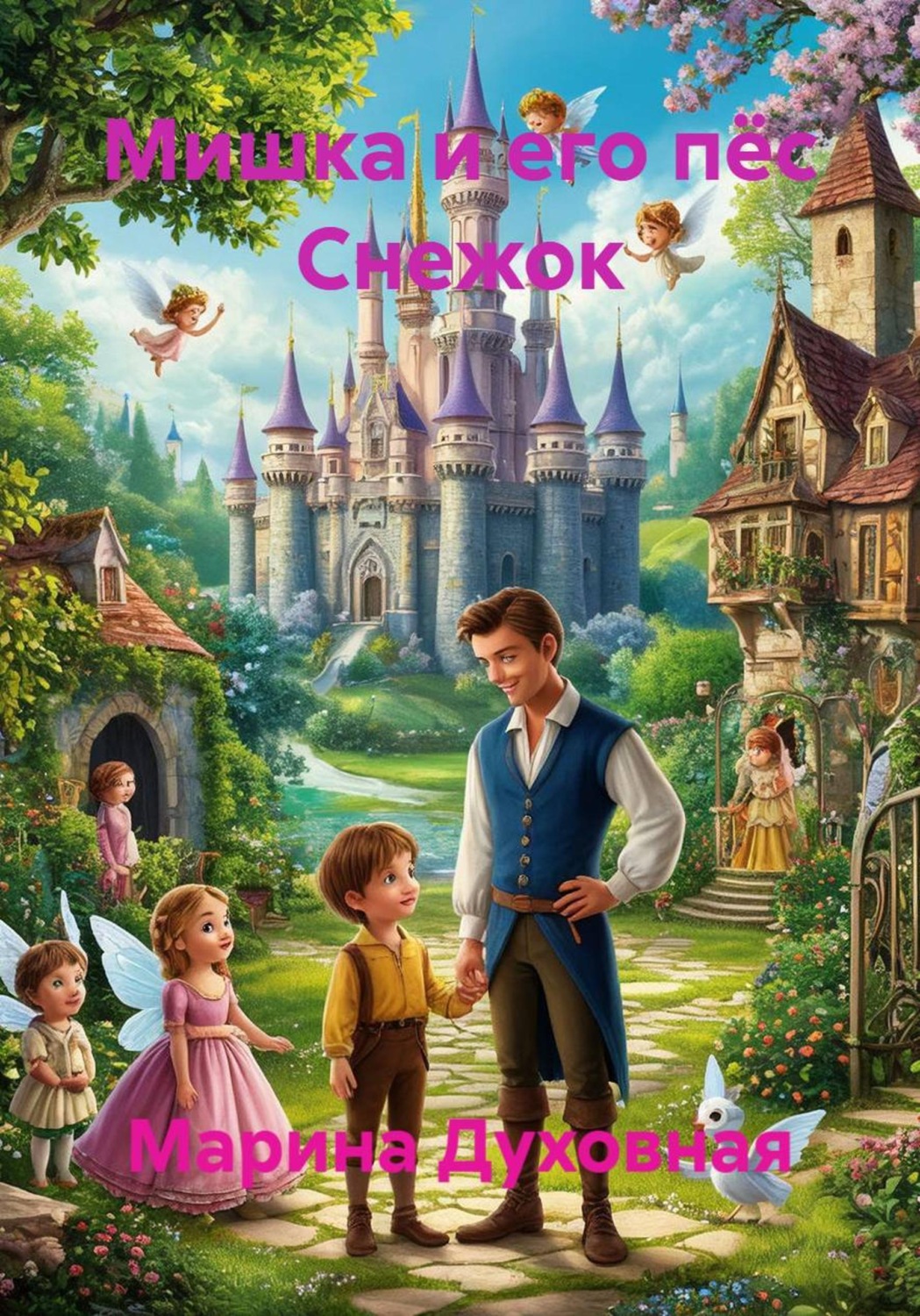 Обложка книги «Мишка и его пёс Снежок»
