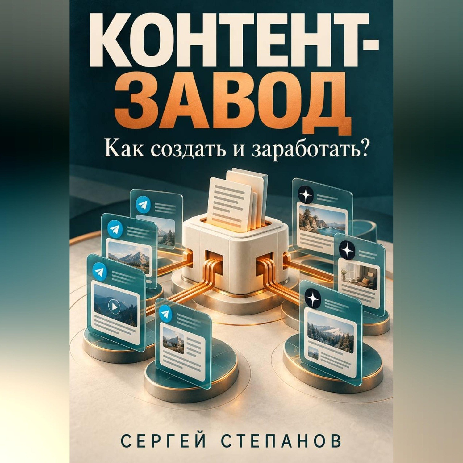 Обложка книги «Контент-завод. Как создать и заработать?»