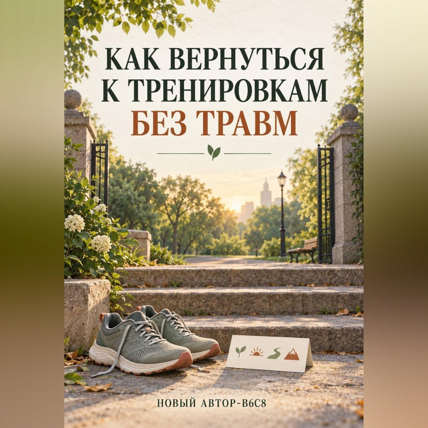 Обложка книги «Как вернуться к тренировкам без травм»