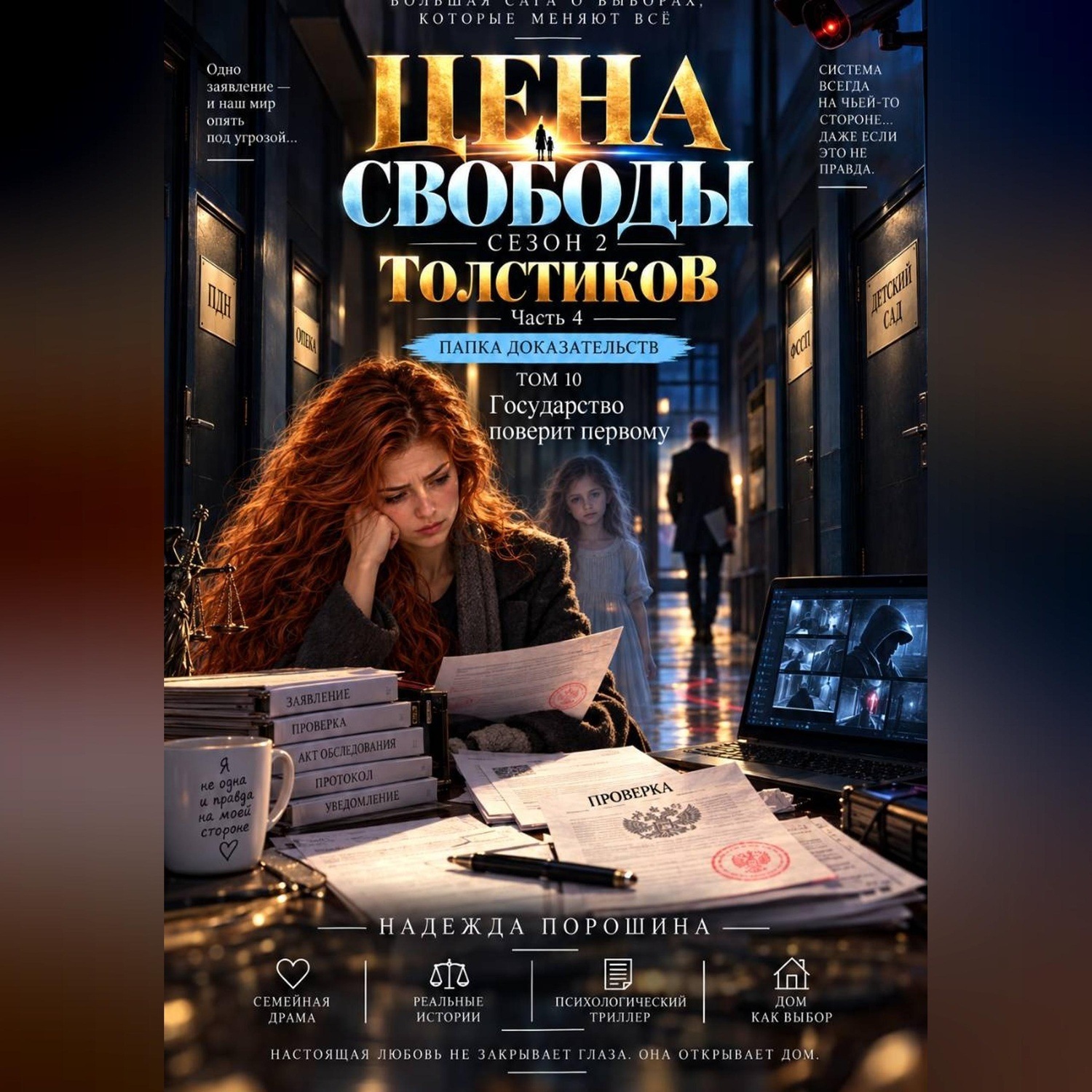 Обложка книги «ЦЕНА СВОБОДЫ. СЕЗОН 2. Толстиков. Часть 4. Папка доказательств. Том 10. Государство поверит первому»