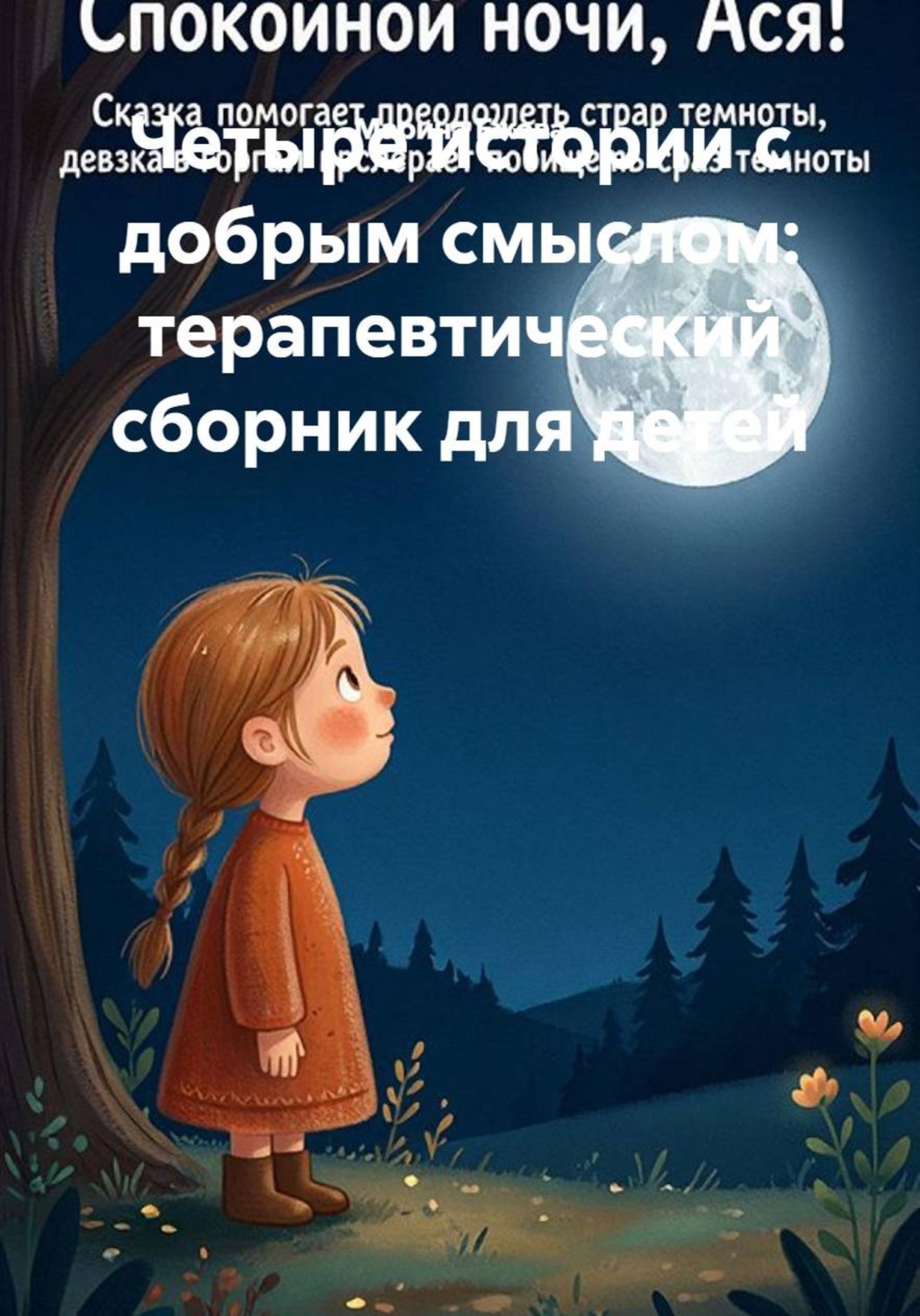 Обложка книги «Четыре истории с добрым смыслом: терапевтический сборник для детей»
