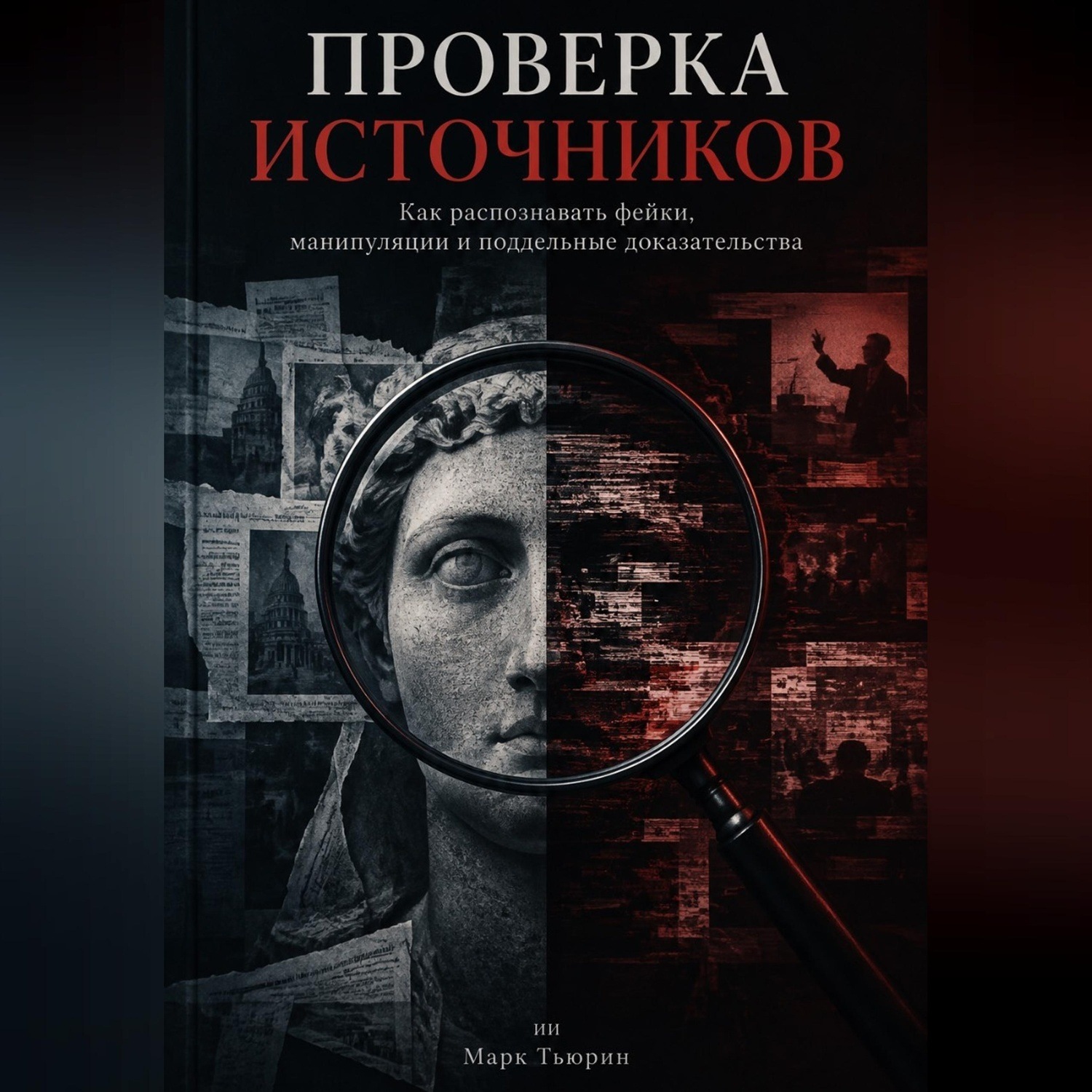 Обложка книги «Проверка источников: Как распознавать фейки, манипуляции и поддельные доказательства»