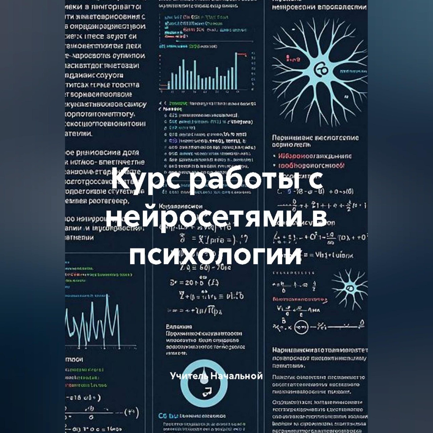 Обложка книги «Курс работы с нейросетями в психологии»