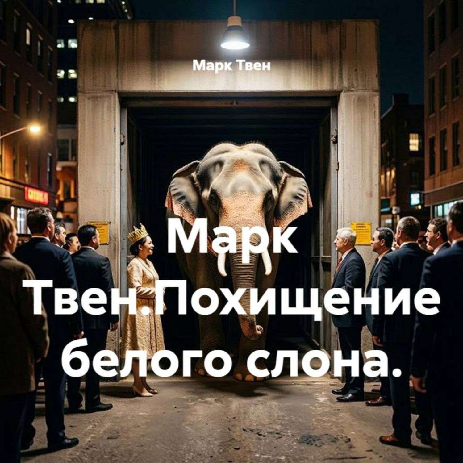 Обложка книги «Марк Твен.Похищение белого слона.»
