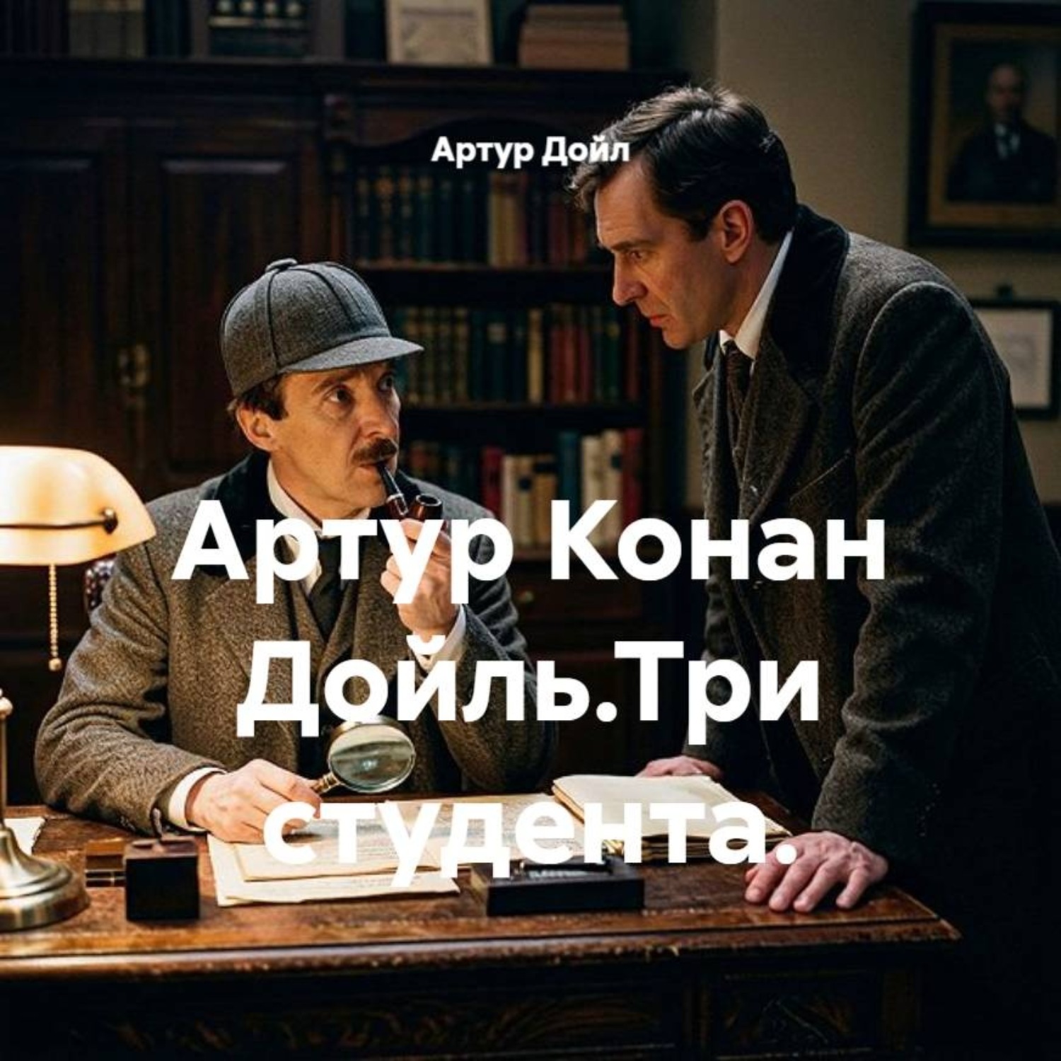 Обложка книги «Артур Конан Дойль.Три студента.»