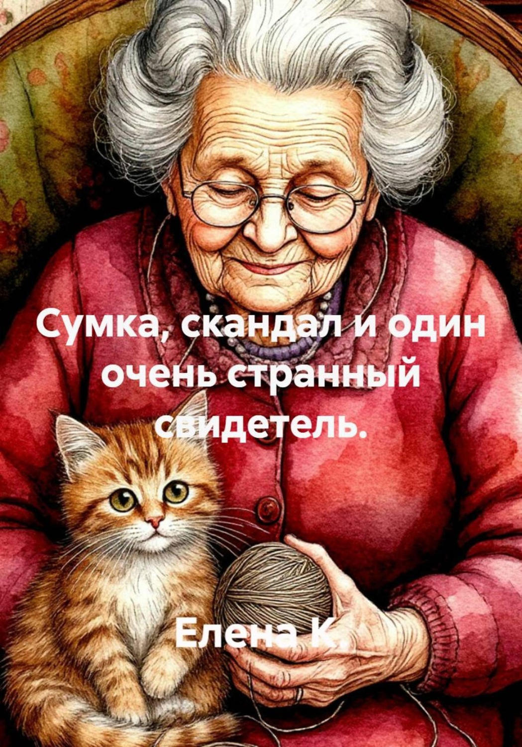 Обложка книги «Сумка, скандал и один очень странный свидетель»