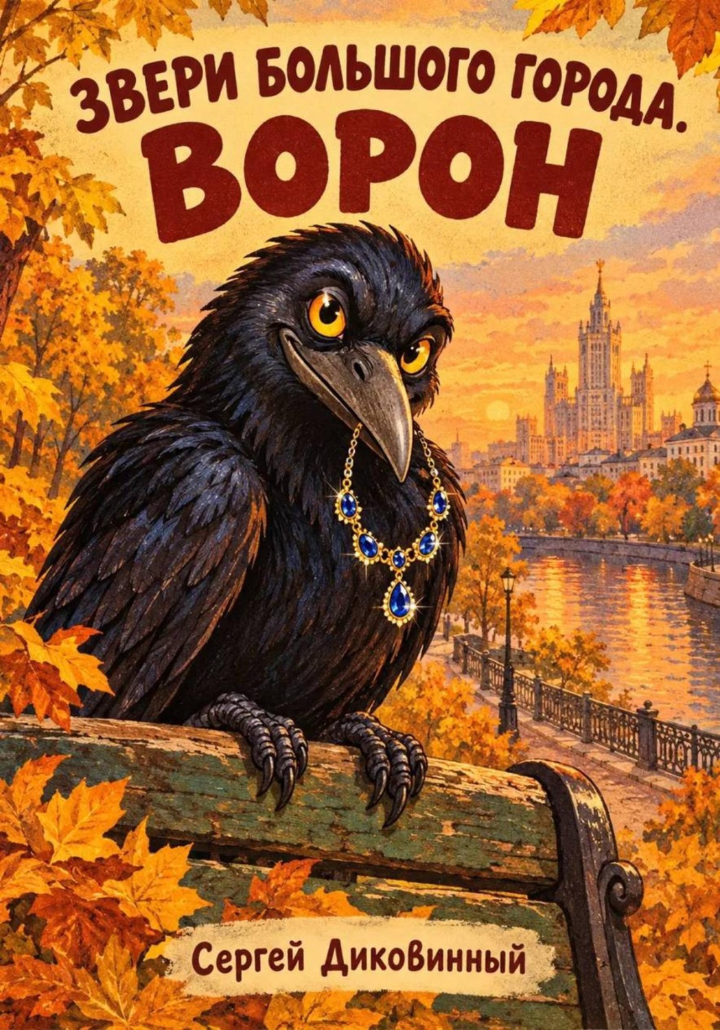 Обложка книги «Звери большого города, или история Ворона»