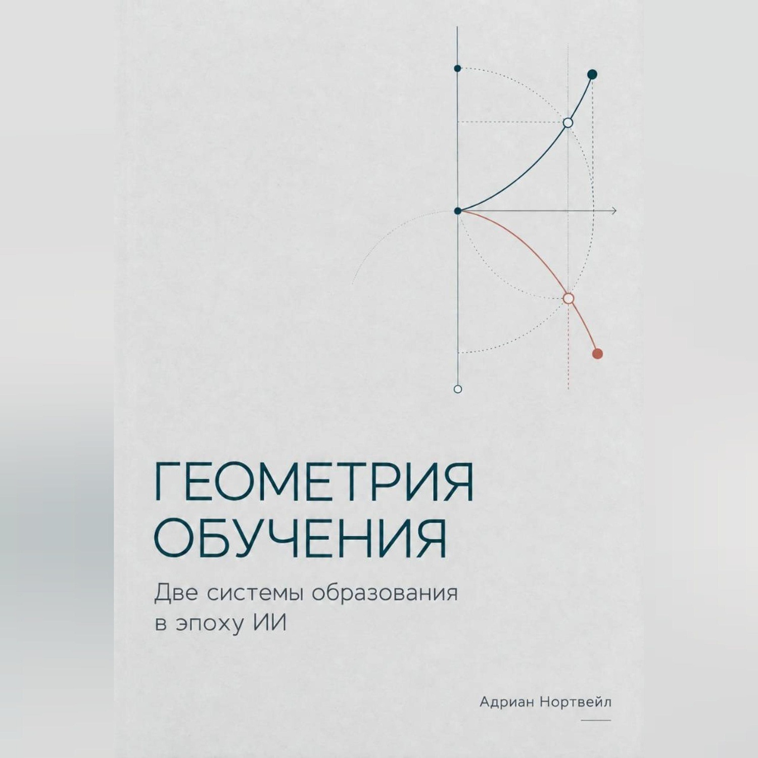 Обложка книги «Геометрия обучения. Две системы образования в эпоху ИИ»