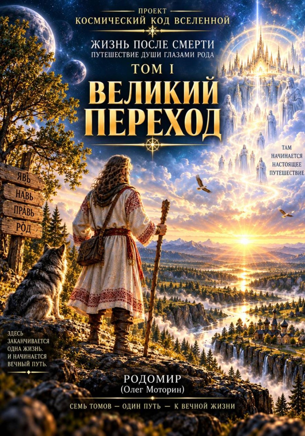 Обложка книги «Жизнь после смерти. Путешествие души глазами Рода. Том 1. Великий Переход»