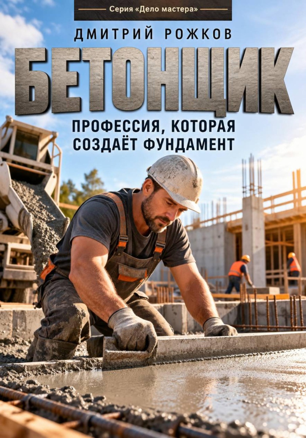 Обложка книги «Бетонщик. Профессия, которая создаёт фундамент»