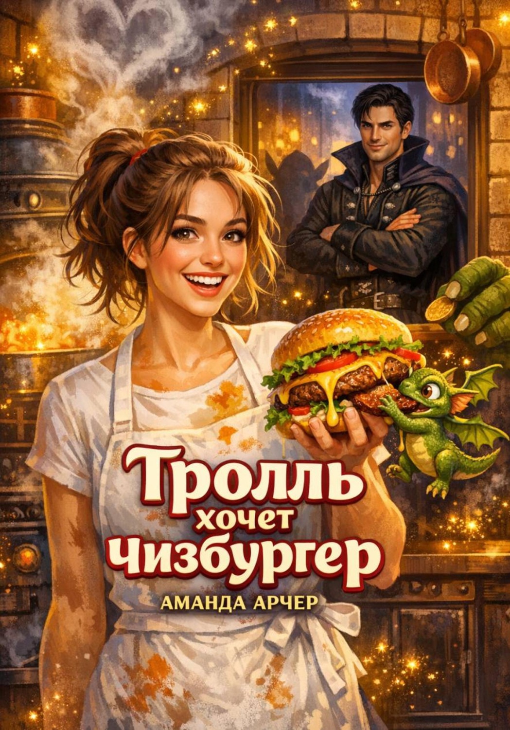 Обложка книги «Тролль хочет чизбургер»