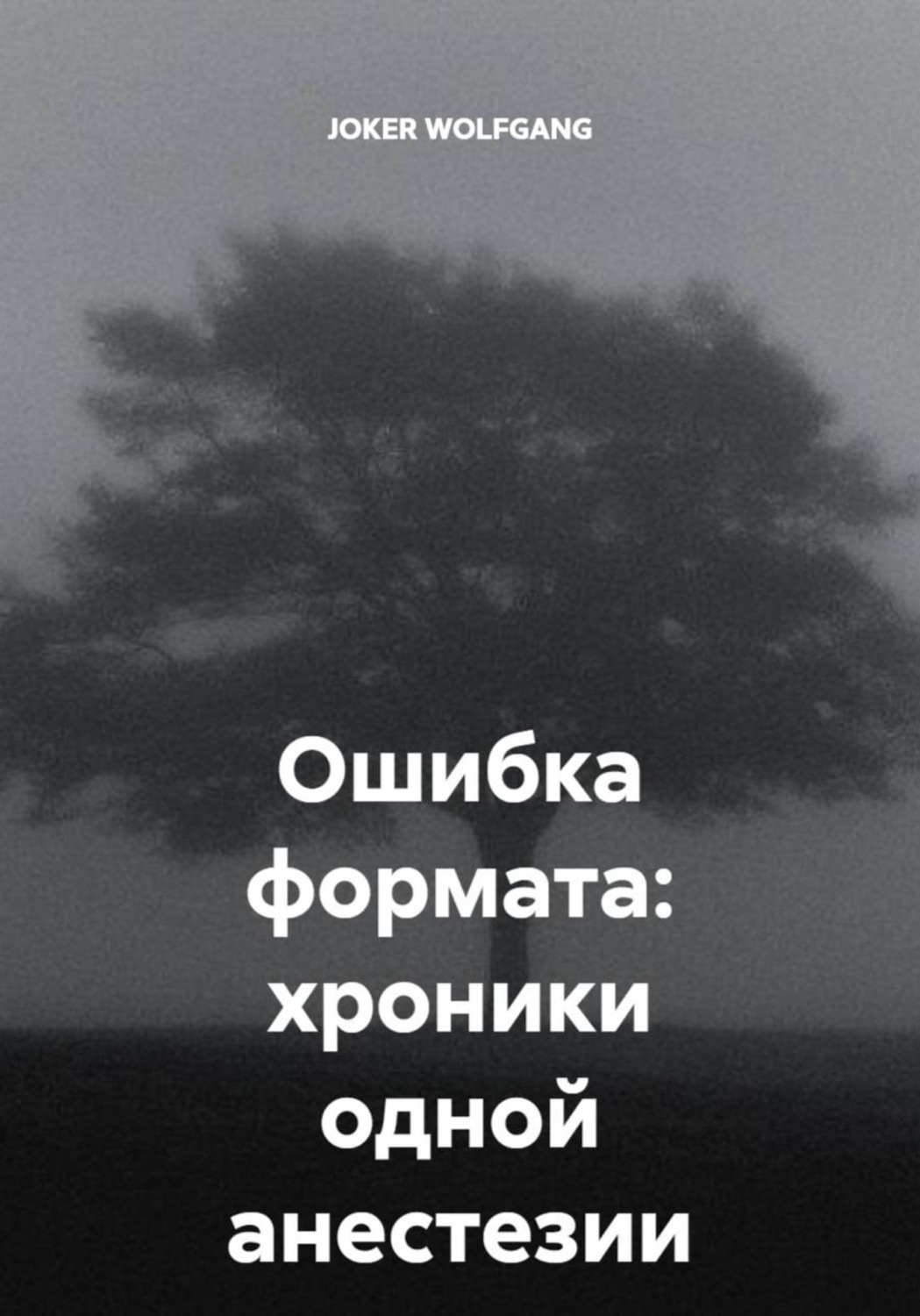 Обложка книги «Ошибка формата: хроники одной анестезии»