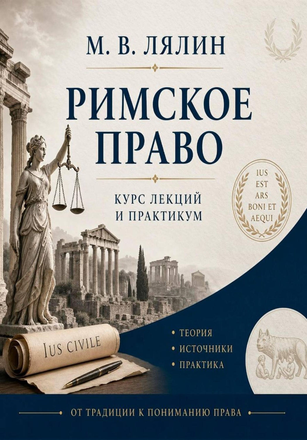 Обложка книги «Римское право. Курс лекций и практикум»