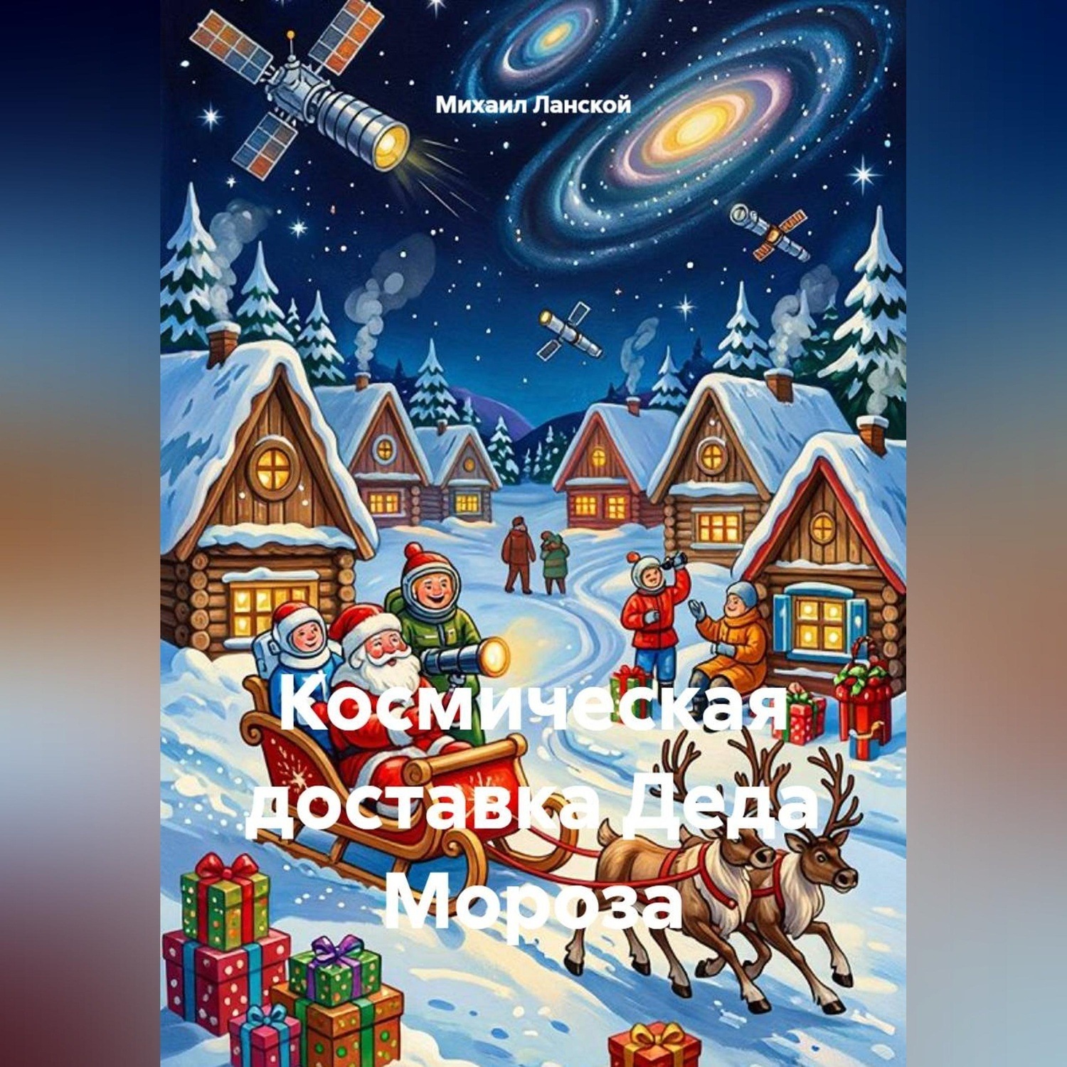 Обложка книги «Космическая доставка Деда Мороза»