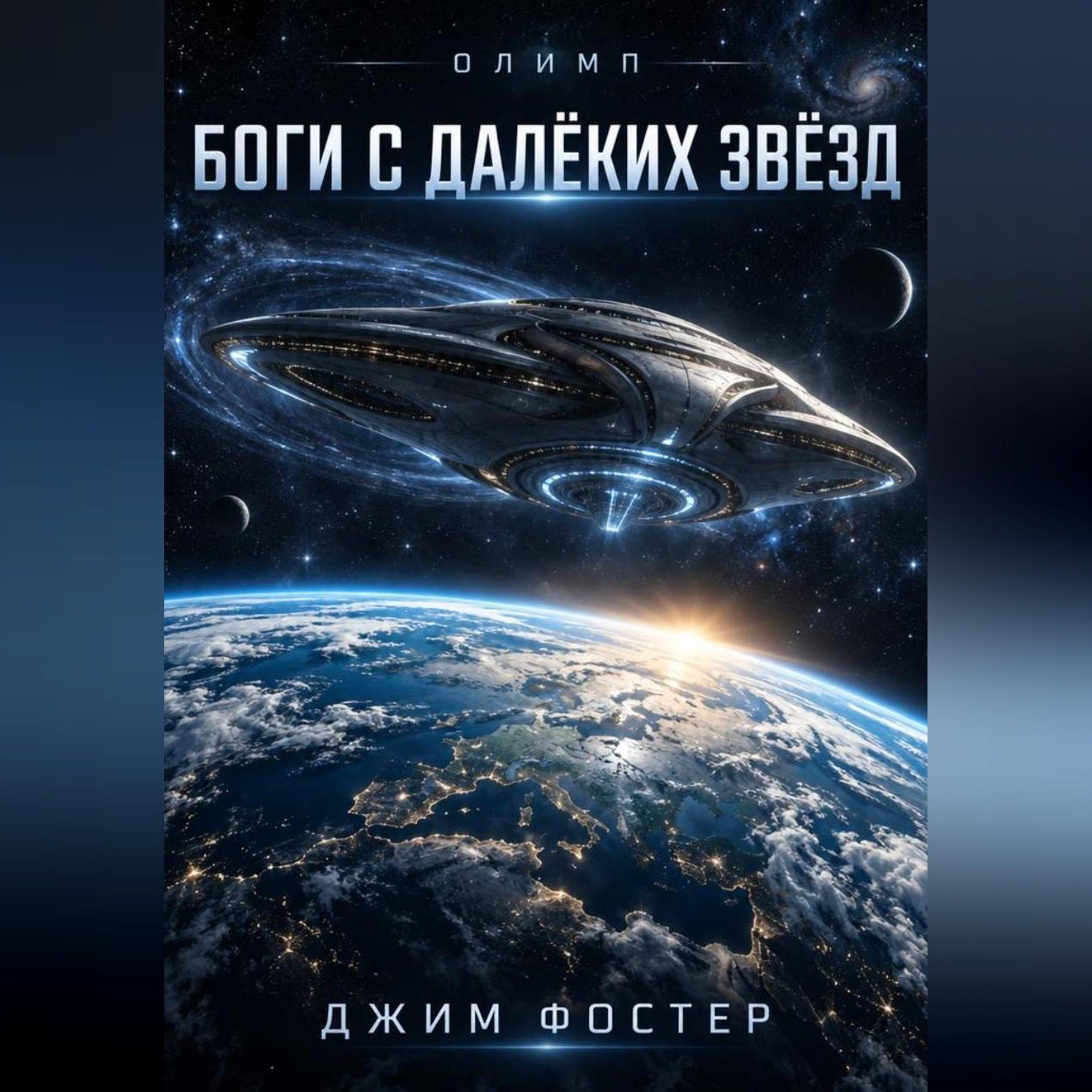 Обложка книги «Олимп. Книга 1. Боги с далёких звёзд.»