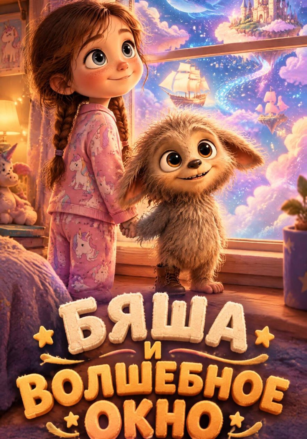 Обложка книги «Бяша и волшебное окно»