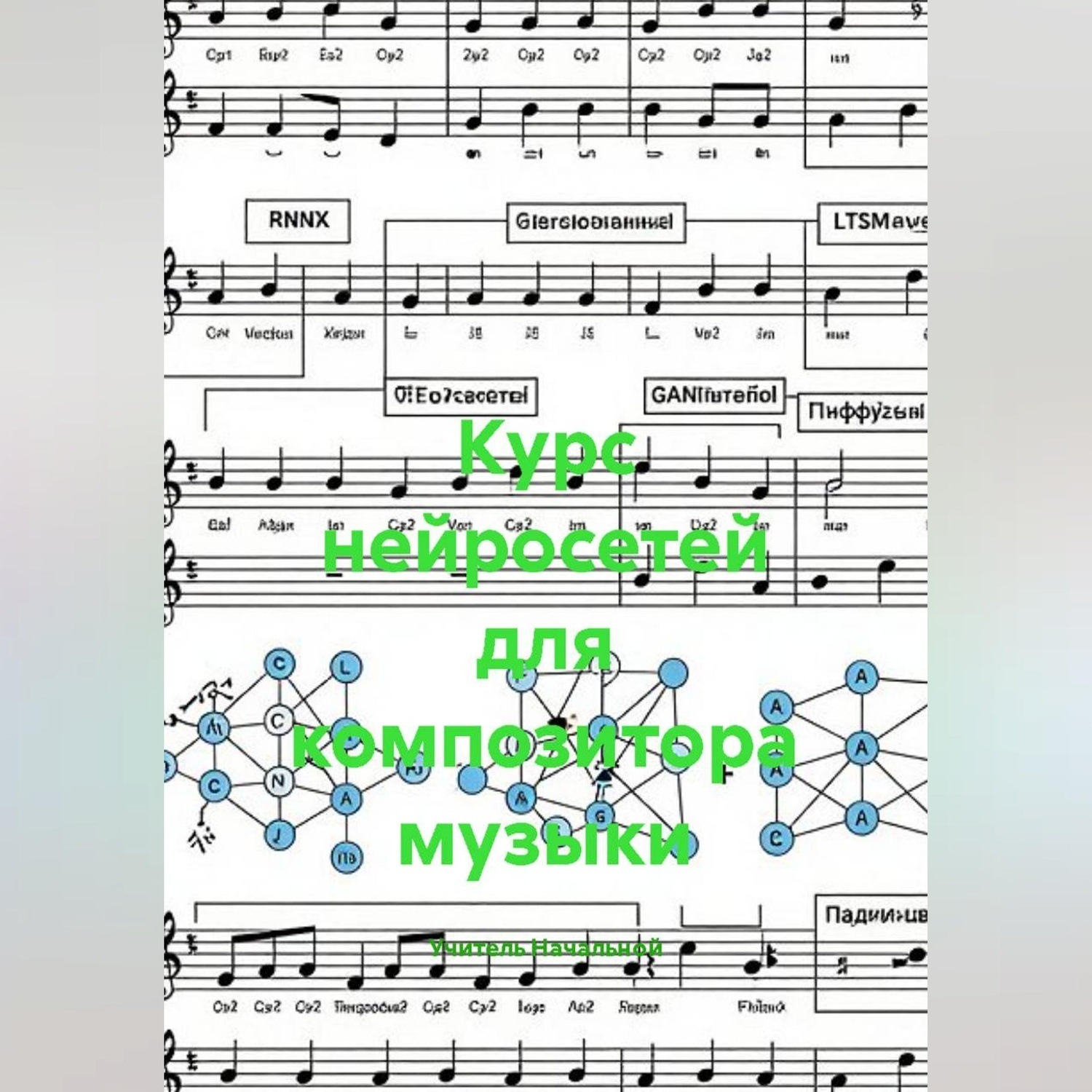Обложка книги «Курс нейросетей для композитора музыки»
