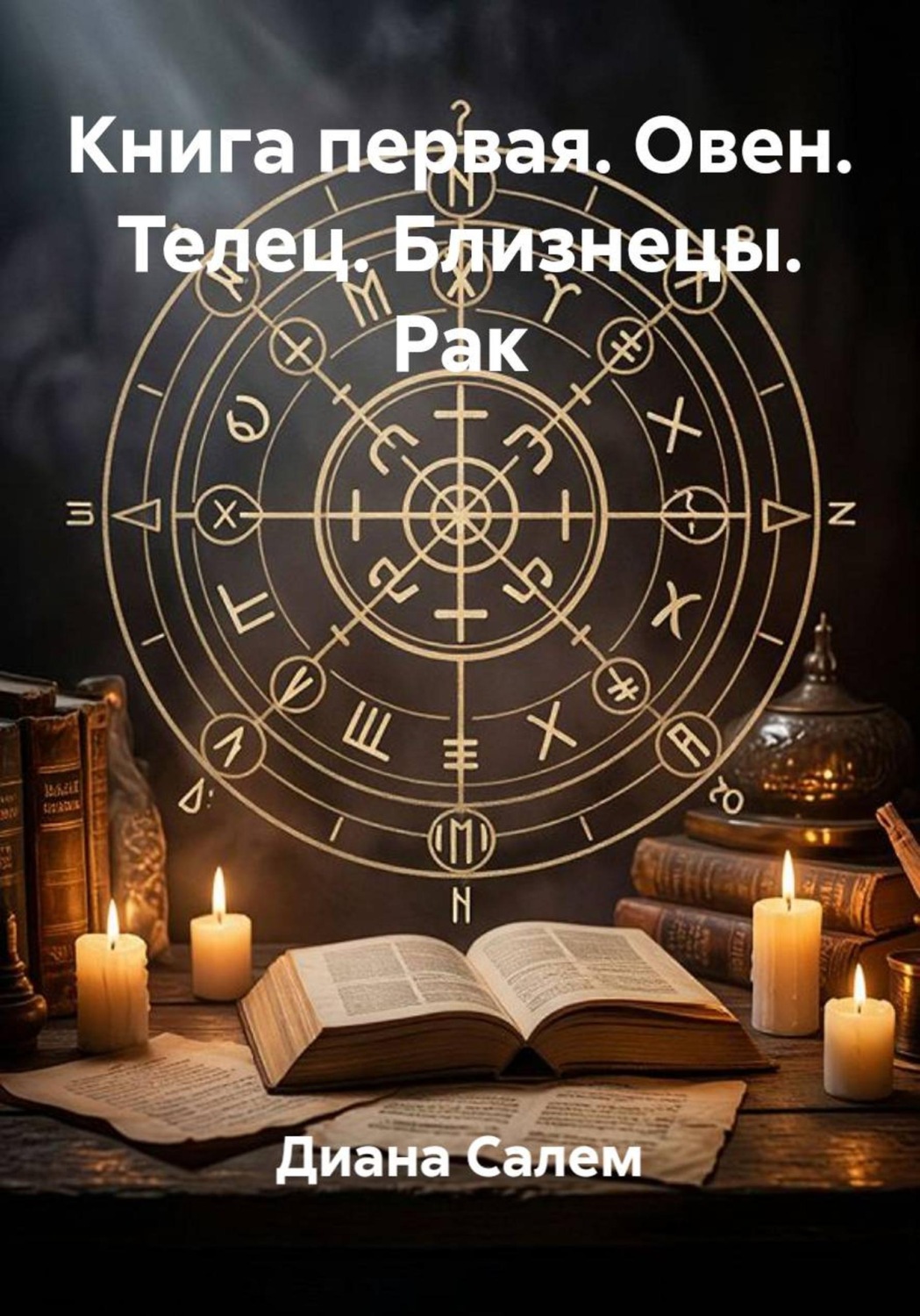 Обложка книги «Книга первая. Овен. Телец. Близнецы. Рак»