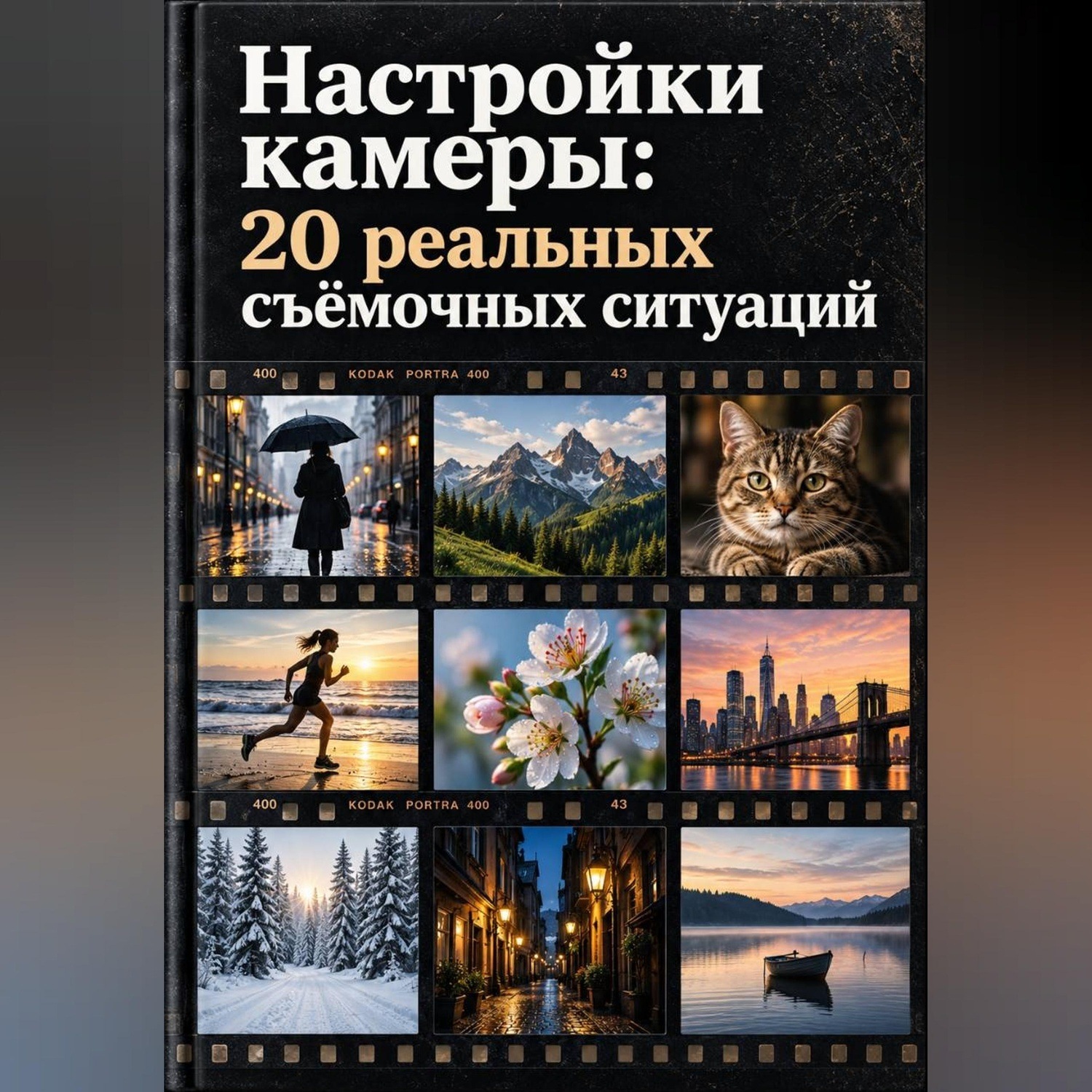 Обложка книги «Настройки камеры: 20 реальных съёмочных ситуаций»