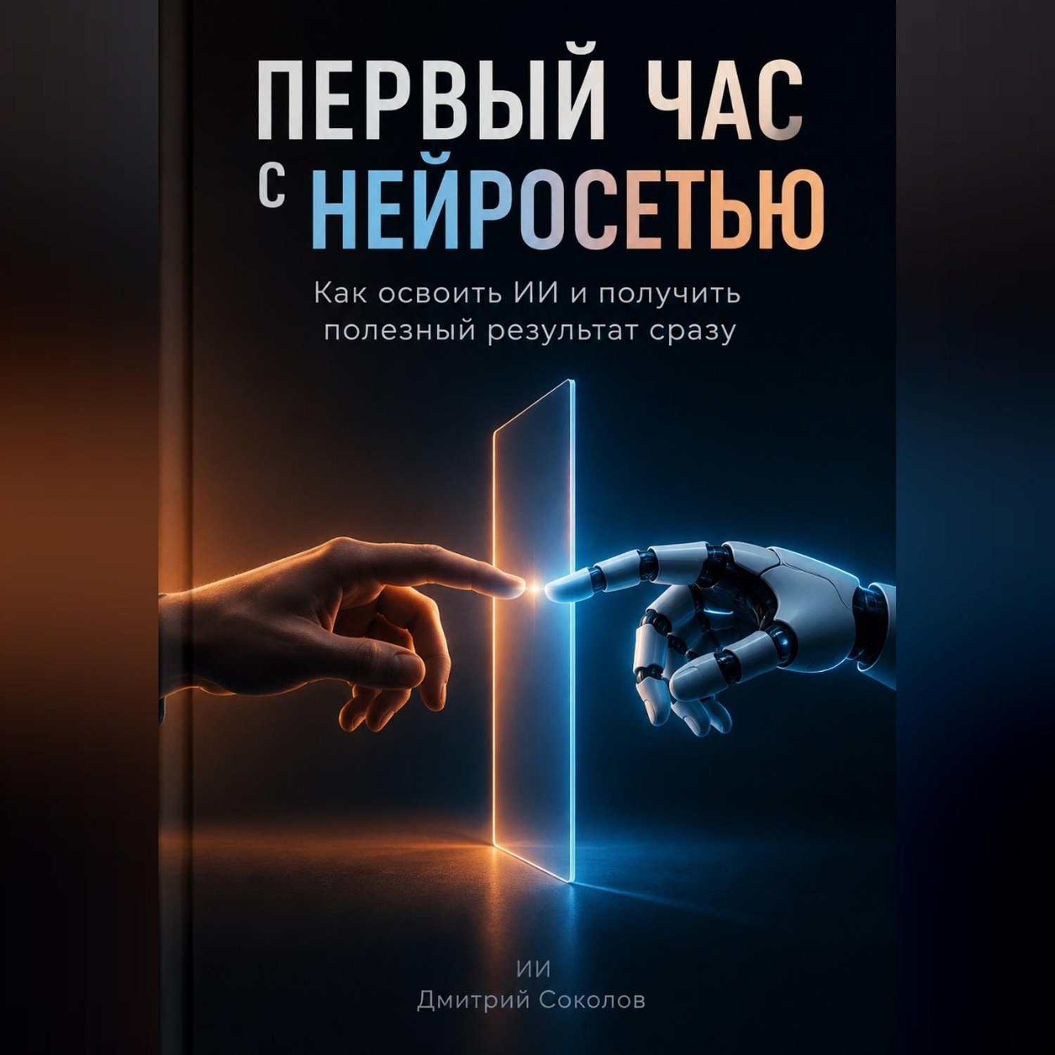 Обложка книги «Первый час с нейросетью: Как освоить ИИ и получить полезный результат сразу»
