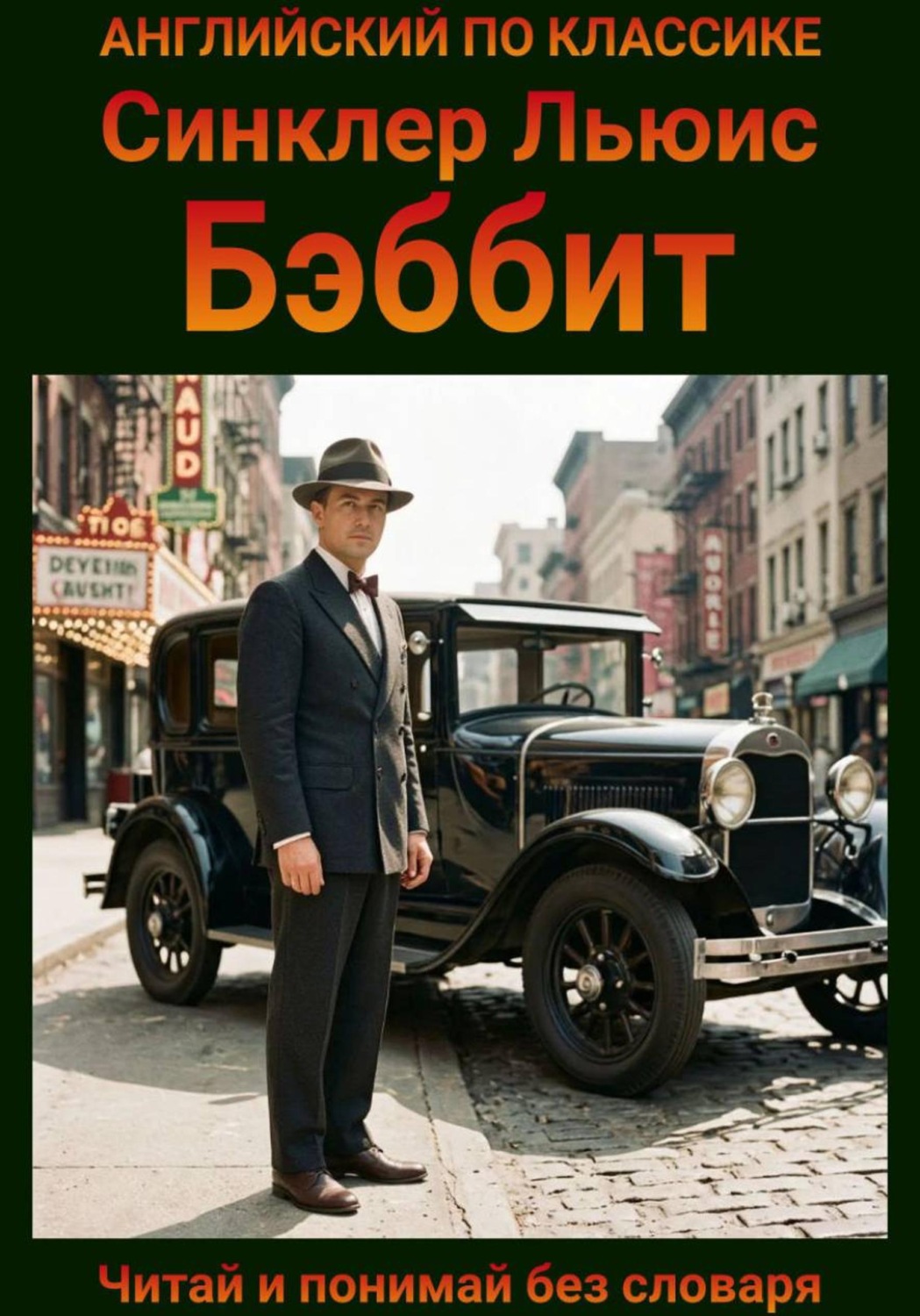 Обложка книги «Бэббит. Англо-русская билингва»