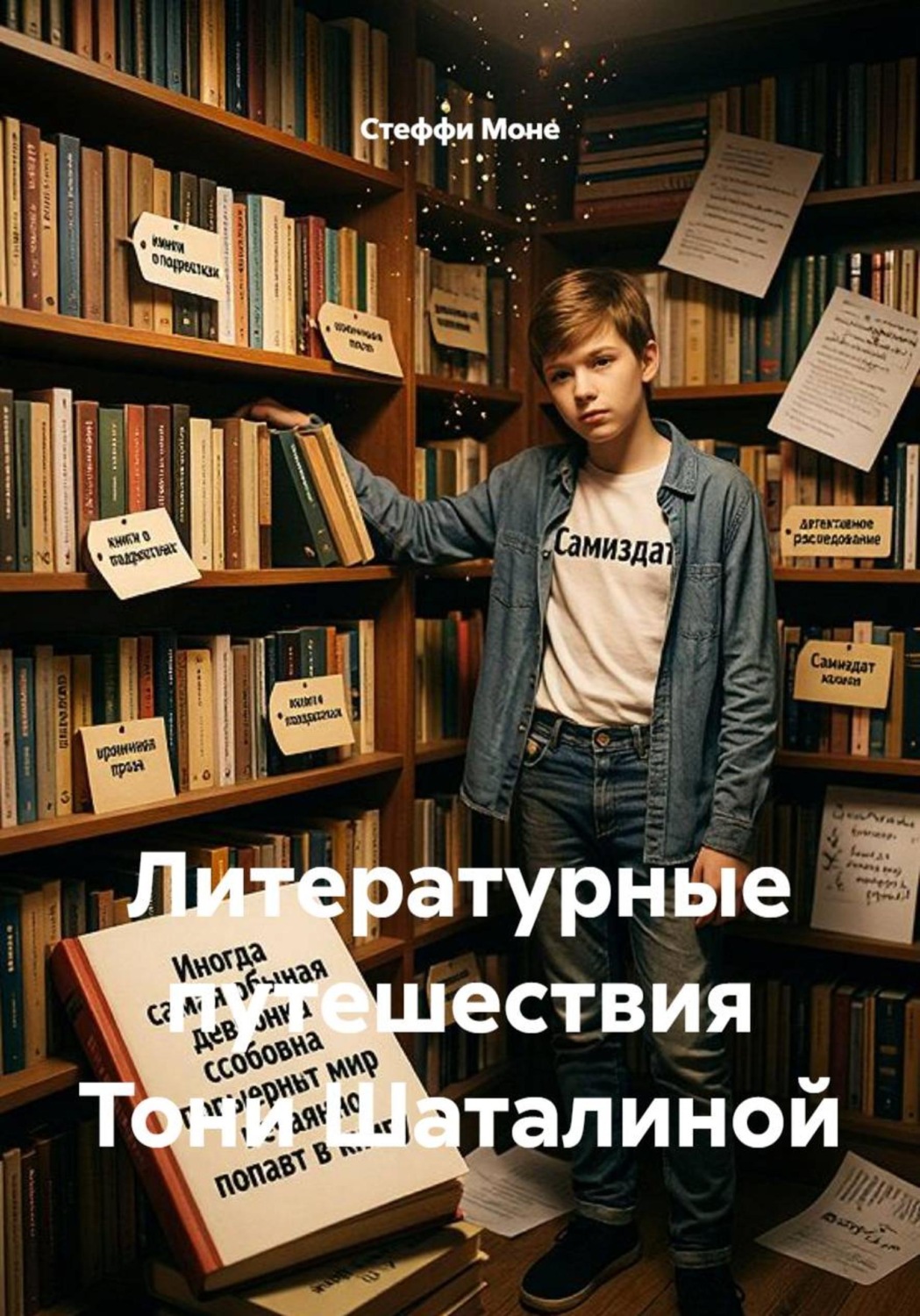 Обложка книги «Литературные путешествия Тони Шаталиной»