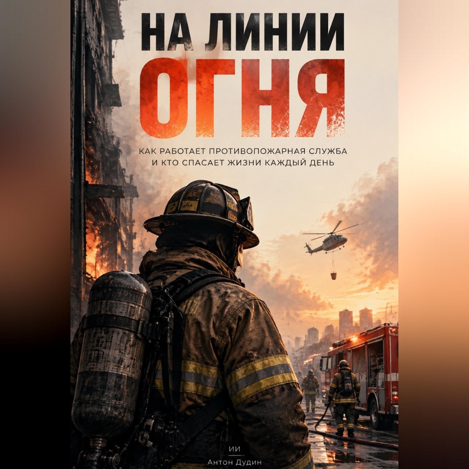 Обложка книги «На линии огня: Как работает противопожарная служба и кто спасает жизни каждый день»