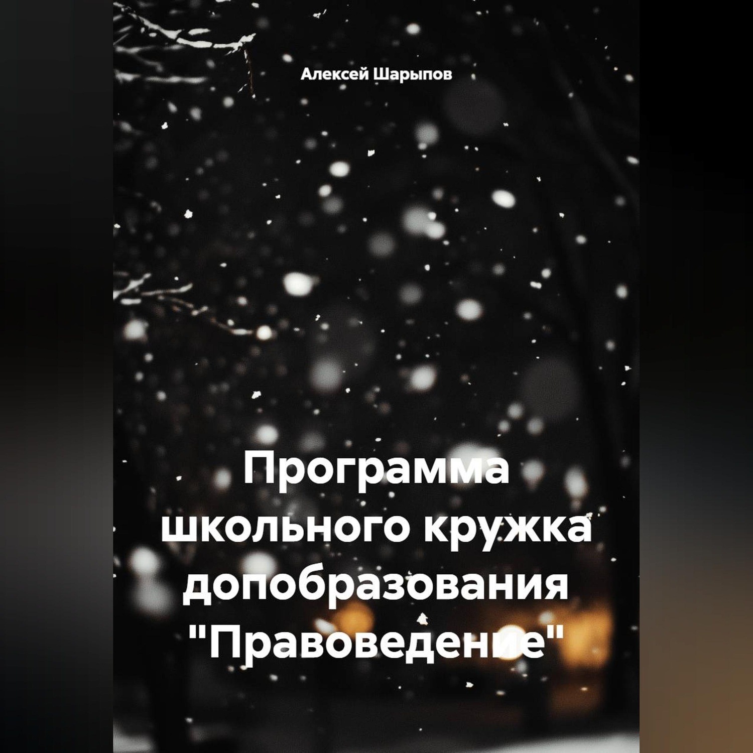 Обложка книги «Программа школьного кружка допобразования "Правоведение"»